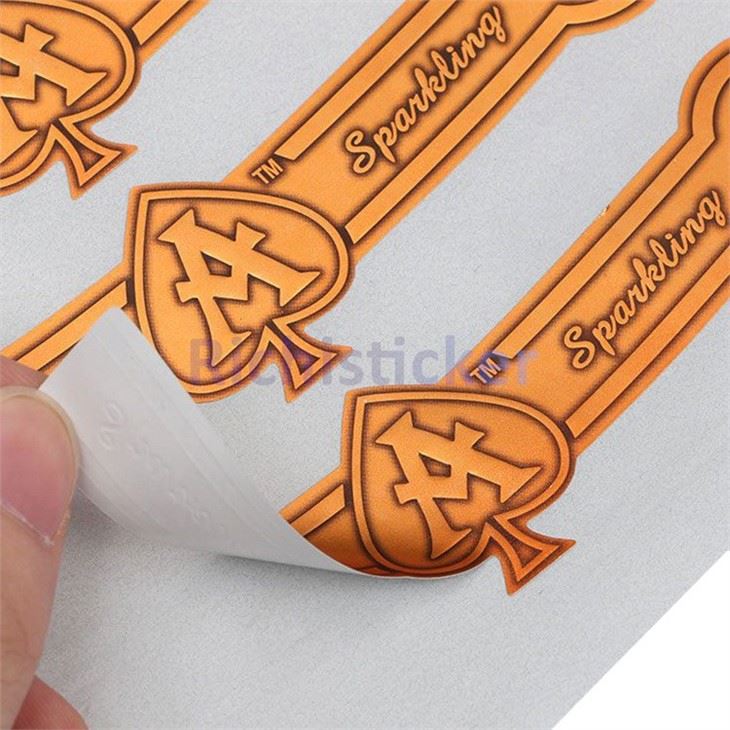 Metallic Foil Sticker For Wine Bottle